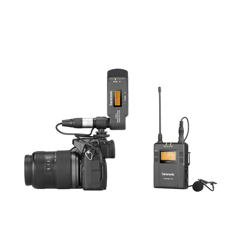 Saramonic - UwMic9 Kit7 TX9+RX-XLR9 - Wireless lavalier microphone system (UHF) - UwMic9 Kit7: TX9 + RX-XLR9