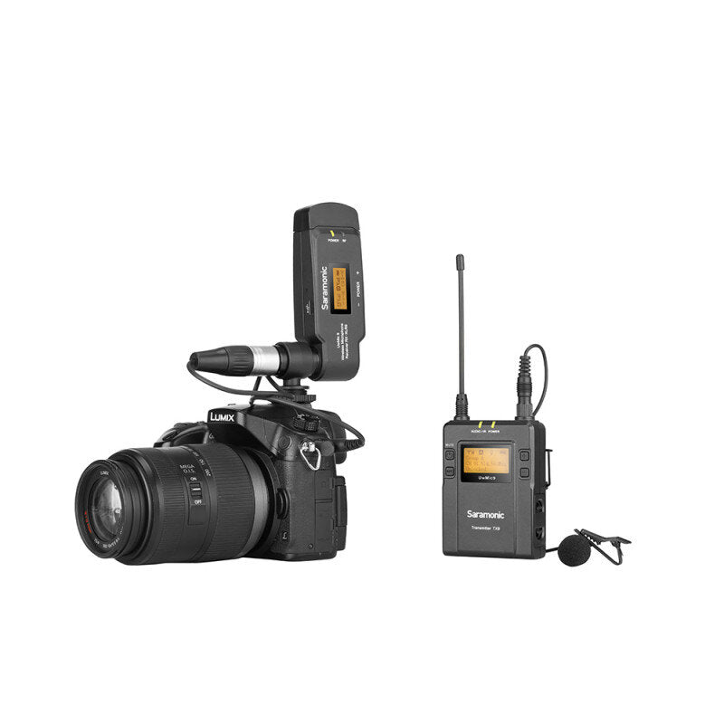 Saramonic - UwMic9 Kit7 TX9+RX-XLR9 - Wireless lavalier microphone system (UHF) - UwMic9 Kit7: TX9 + RX-XLR9