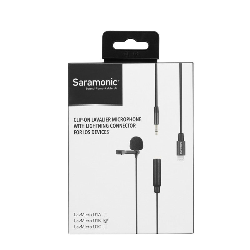 Saramonic - LavMicro U1B - Lavalier Microphone for Lightning iOS device (6 m cable)