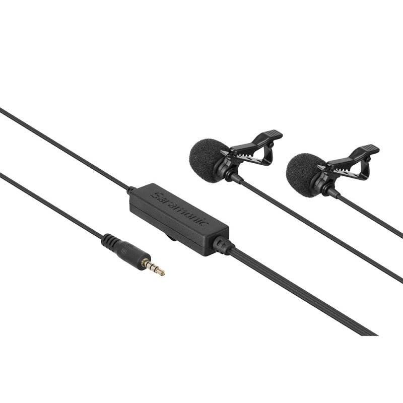 Saramonic - LavMicro 2M - Dual Lavalier Microphones for Interviews, Presentations and Podcasts