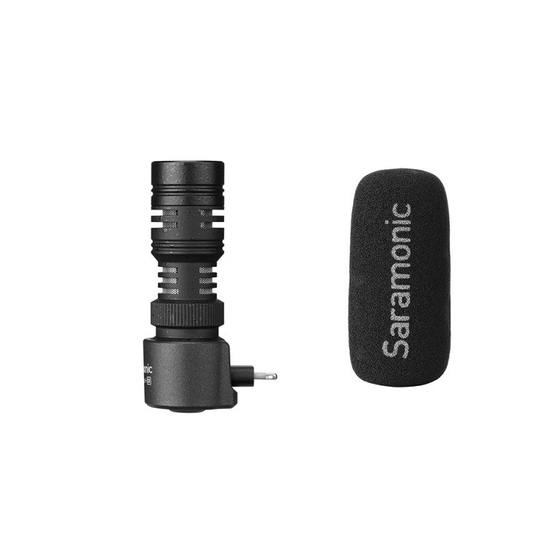 Saramonic - SmartMic+ Di - Directional Condenser Microphone for Lightning iOS device