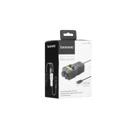 Saramonic - SmartRig+ Di - Microphone/Instrument Preamp Adapter for Lightning iOS Device -Two Channel