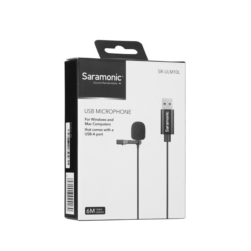 Saramonic - SR-ULM10L - USB lavalier microphone, 6 m cable