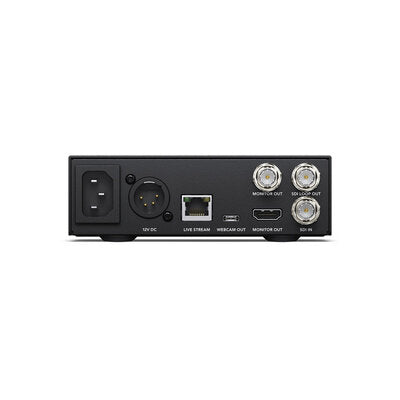 Blackmagic Web Presenter HD - Streaming processor with H.264 hardware encoder for HD streaming on platforms such as YouTube, Facebook and Twitter via Ethernet or a 5G or 4G