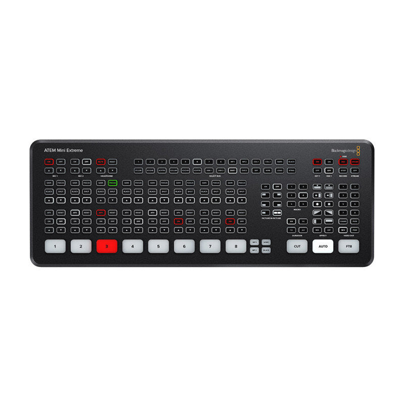 Blackmagic Design - ATEM Mini Extreme - Live switcher with 8 HDMI input, 2 HDMI output, 4 DVE and 2 USB ports