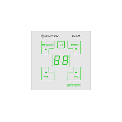 Rondson - AMX-6B - Remote control wall panel for AMX-6120/6240 - Bluetooth