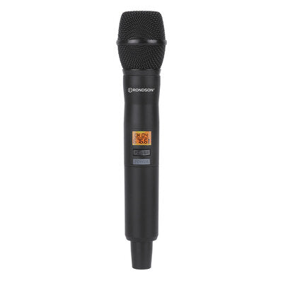 Rondson - BE-1020/2MIC - Dual diversity UHF set, 2 handheld microphones, 1 receiver, 663/676.6 MHz