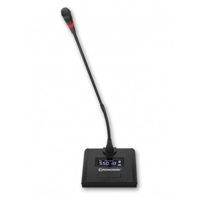 Rondson - BE-10MIC - 501.0 MHz conference desk microphone compatible with BE-1040 UHF receiver and BE-10CONF conference system