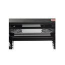 P32U N - 32U steel cabinet 19" with glass front, lock, castors, 4 pairs of slides, 64 screws