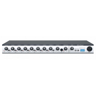 PM 8P - 8 MIC inputs preamplifier with selectable priorities, 19" 1U