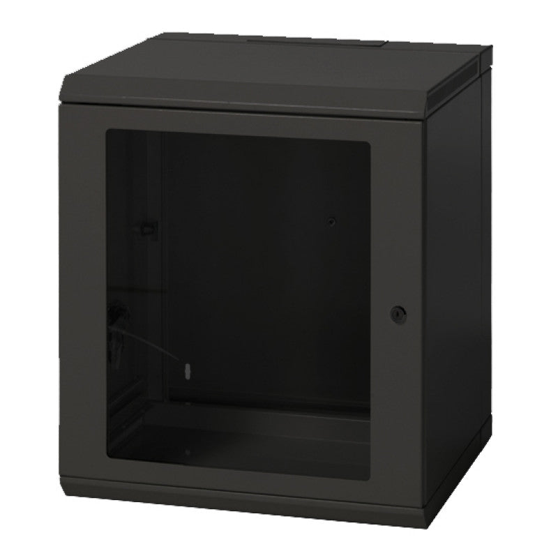 Rondson - WR12U N - 19" black rack wall box 12U