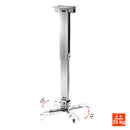 celexon - 1090299 - Universal ceiling mount 63-100 cm of drop from ceiling - silver