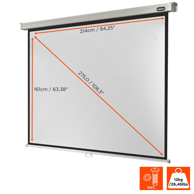 celexon - Manual professional screen, 220 x 165 cm, 4:3