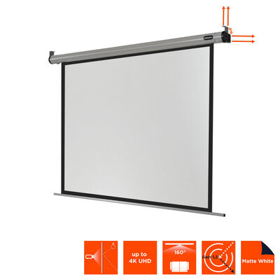 celexon - Electric Home Cinema series projector screen, 200 x 150 cm, 4:3 aspect ratio