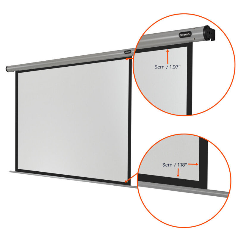 celexon - 1090114 - Electric HomeCinema screen, 200 x 150 cm, 4:3