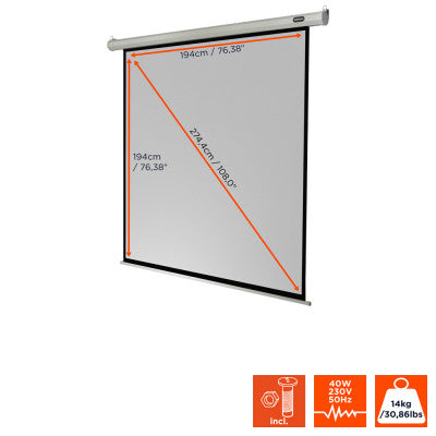 celexon - Electric Economy screen, 200 x 200 cm, 1:1