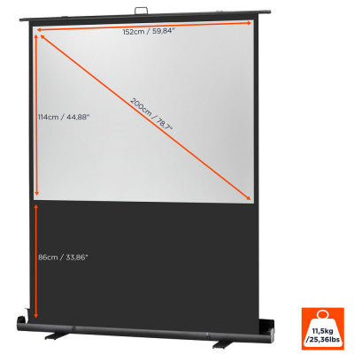 celexon - 1090359 - Mobile Professional Plus screen, 160 x 120 cm, 4:3