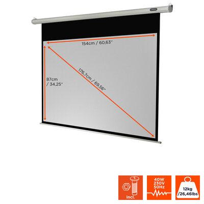 celexon - 1090078 - Electric Economy screen, 160 x 90 cm, 16:9