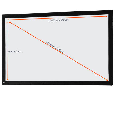 celexon - Mobile Expert Fabric For Folding Frame, 203 x 127 cm, 16:10