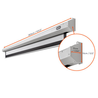 celexon - 1090068 - Electric Economy screen, 240 x 240 cm, 1:1