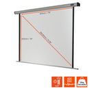 celexon - Electric HomeCinema screen, 200 x 200 cm, 1:1