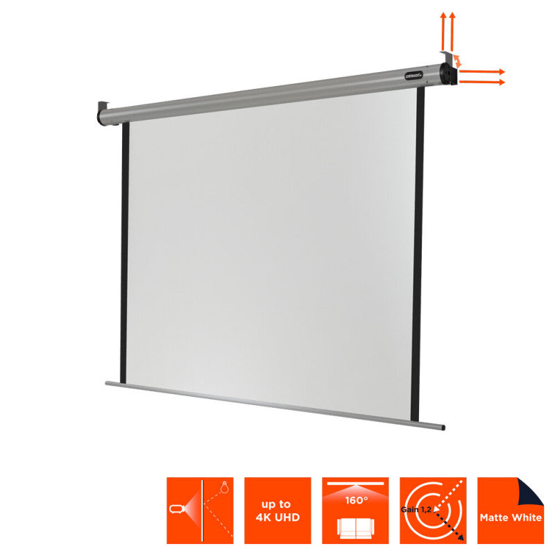 celexon - 1090110 - Electric HomeCinema screen, 200 x 200 cm, 1:1