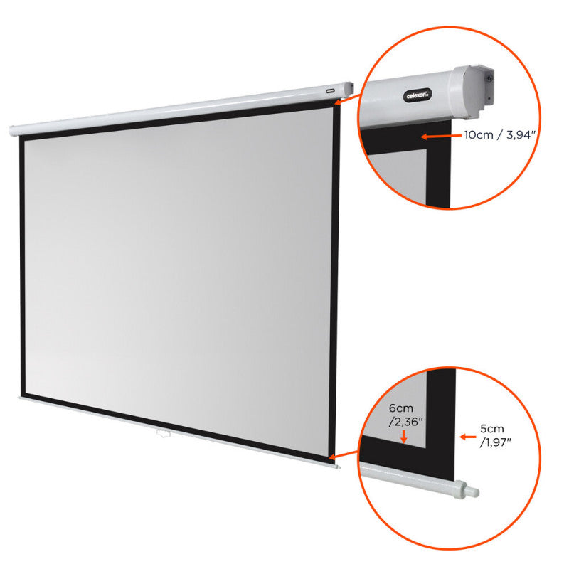 celexon - 1090254 - Manual Economy screen, 280 x 210 cm, 4:3