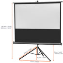 celexon - 1090259 - Tripod Economy screen, 133 x 75 cm, 16:9 aspect ratio