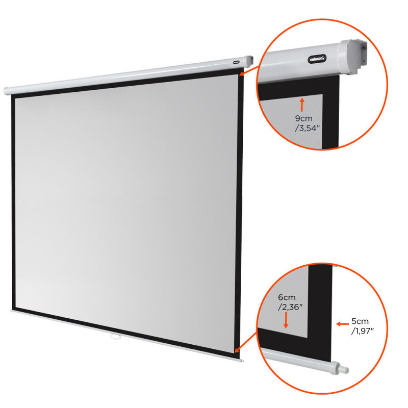 celexon - 1090033 - Manual Economy screen, 280 x 280 cm, 1:1