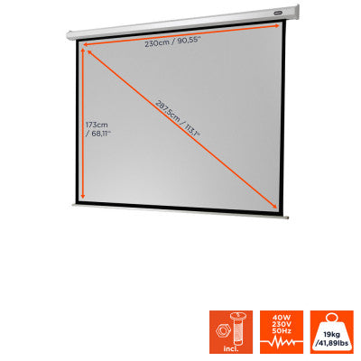 celexon - 1090075 - Electric Economy screen, 240 x 180 cm, 4:3