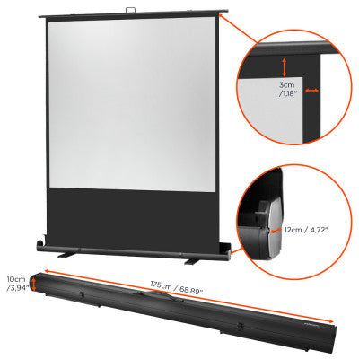 celexon - Mobile Professional Plus screen, 160 x 160 cm, 1:1