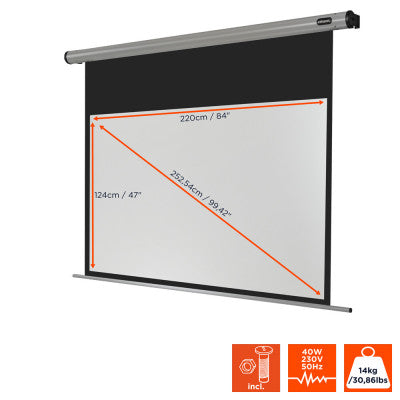 celexon - Electric HomeCinema screen, 220 x 124 cm, 16:9