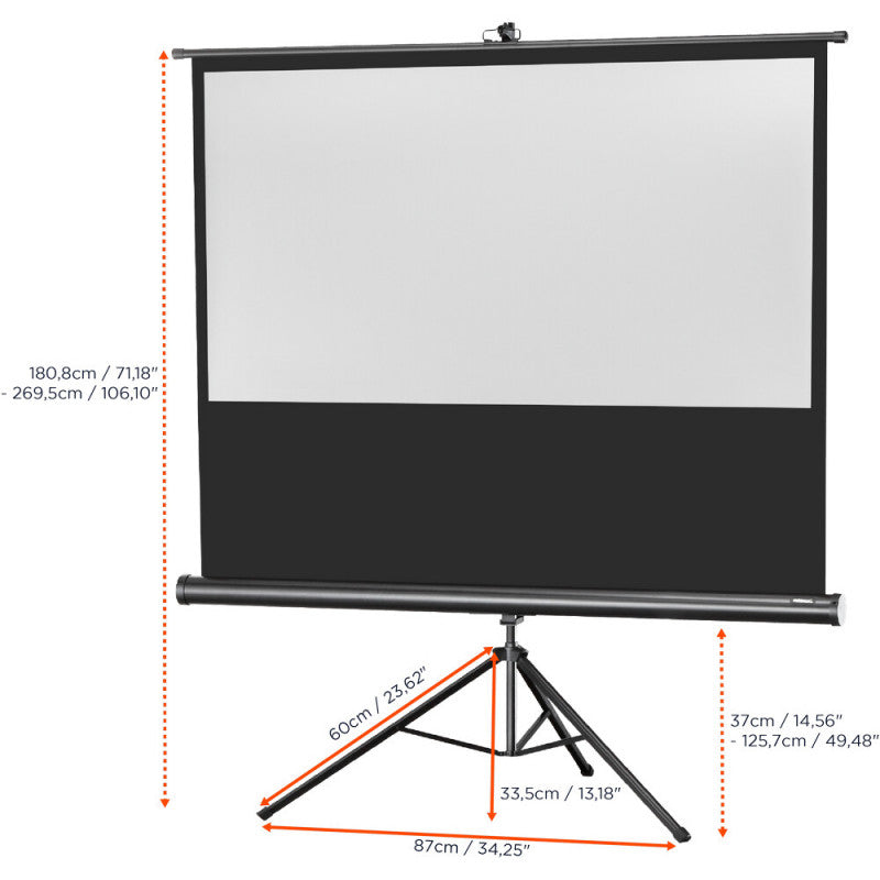 celexon - 1090260 - Tripod Economy screen, 158 x 89 cm, 16:9