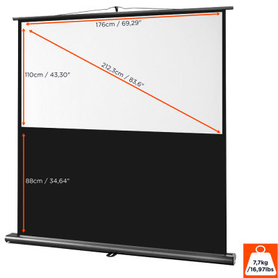 celexon - 1091790 - Ultramobile Professional screen, 180 x 113 cm, 16:10