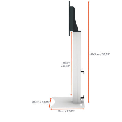 1091452 - Professional Plus Fixed height display stand for 42-100 inch displays