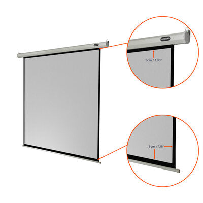 celexon - Electric economy screen, 160 x 160 cm, 1:1