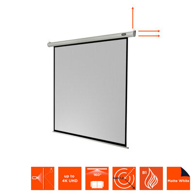 celexon - Electric economy screen, 160 x 160 cm, 1:1