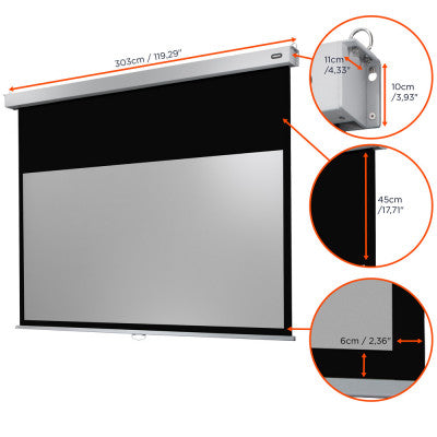 celexon - Manual Professional Plus screen, 280 x 158 cm, 16:9