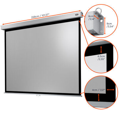 celexon - Manual professional plus screen, 240 x 180 cm, 4:3 aspect ratio
