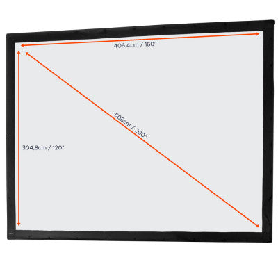 1090405 - Mobile Expert Fabric for Folding Frame, 406 x 305 cm, 4:3