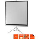 celexon - 1090271 - Tripod Economy screen, 219 x 219 cm, 1:1, white