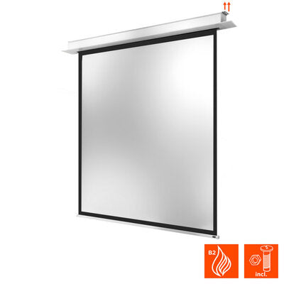 celexon - Professional Plus ceiling recessed electric screen, 180 x 180 cm, 1:1