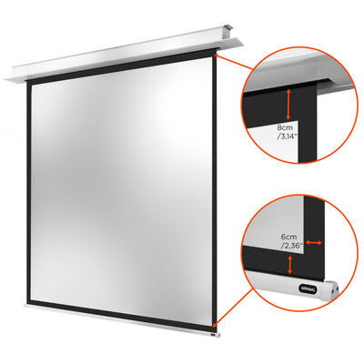 1000000867 - Professional Plus ceiling recessed electric screen, 280 x 280 cm, 1:1