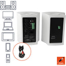 celexon - Active speaker set 2-way 525 - white