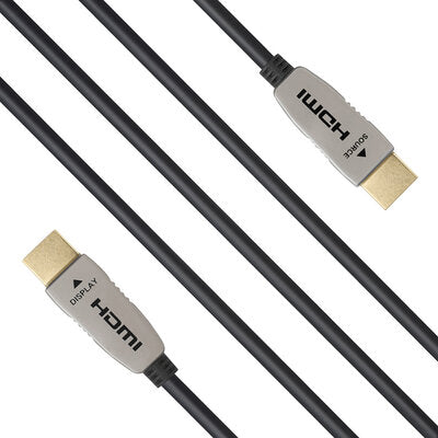 1000004844 - UHD optical fibre HDMI 2.0b active cable, 25 m, black