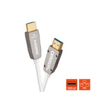 1000004851 - UHD Optical Fibre HDMI 2.0b Active Cable - 25 m, white
