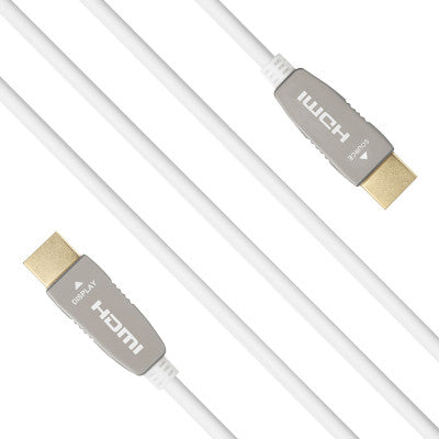 1000004851 - UHD Optical Fibre HDMI 2.0b Active Cable - 25 m, white