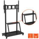 1000009348 - Economy Height adjustable display trolley for 55-110 inch displays