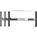 celexon - Economy series Electrically height adjustable desk, black