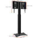 1000012488 - Expert Electrically height adjustable display stand - 90 cm - black